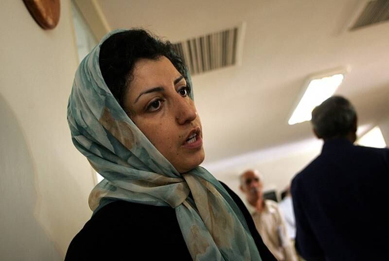 Narges Mohammadi was awarded the Nobel Peace Prize Friday.