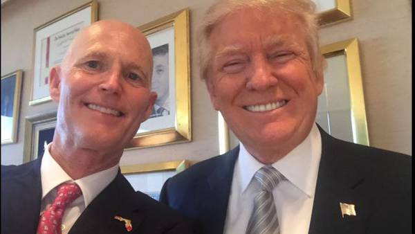 FL Senator Rick Scott announces endorsement for Donald Trump for GOP nomination