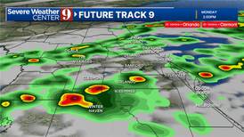 Front to bring scattered storms to parts of Central Florida