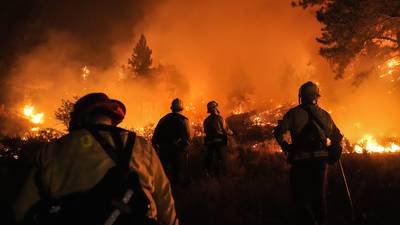 'Hellish' scene unfolds as wildfire races toward California mountain community