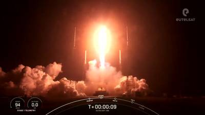 WATCH: 1 rocket launch scrubbed, another successfully blasts off during busy day on Space Coast