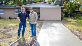 Veteran replaces ‘stolen’ driveway for free