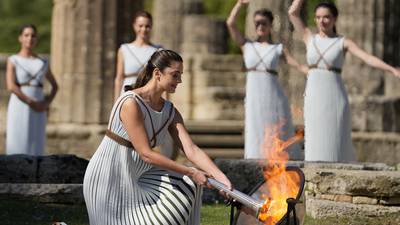 Torch and sandals: What to know about the flame-lighting ceremony in Greece for the Paris Olympics