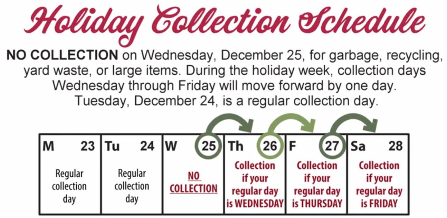 Christmas trash pickup schedule for Central Florida – WDBO