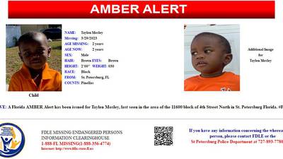 Amber Alert issued for missing boy, 2, after mother found dead in St. Petersburg apartment
