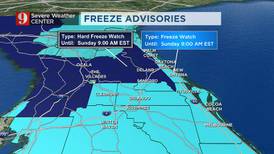 Weather Alert Day: Florida to see widespread freeze after major cold front moves in Friday night