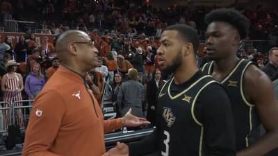 Horns down: Tensions rise after another historic win for UCF Men’s Basketball in Texas