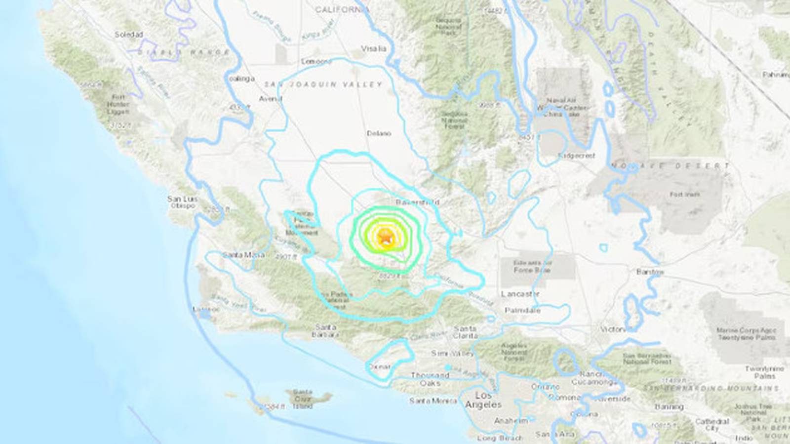 California rocked by 5.3magnitude earthquake centered near Bakersfield