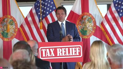 Governor Ron DeSantis signs tax relief bill for Floridians