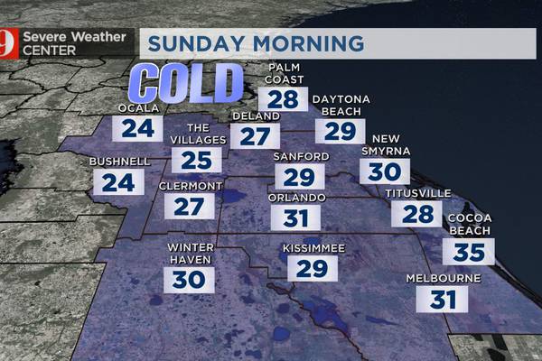 Weather Alert Day: How soon we’ll see our 1st freeze in 4 years