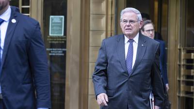 Sen. Bob Menendez reveals his wife has breast cancer as presentation of evidence begins at his trial