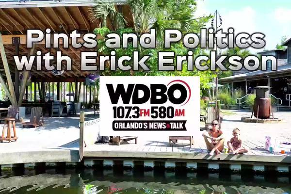 Talk radio host Erick Erickson joins WDBO and Joe Kelley for Pints and Politics at Wekiva Island