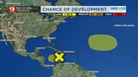 2 disturbances being monitored as 2023 Atlantic Season nears end