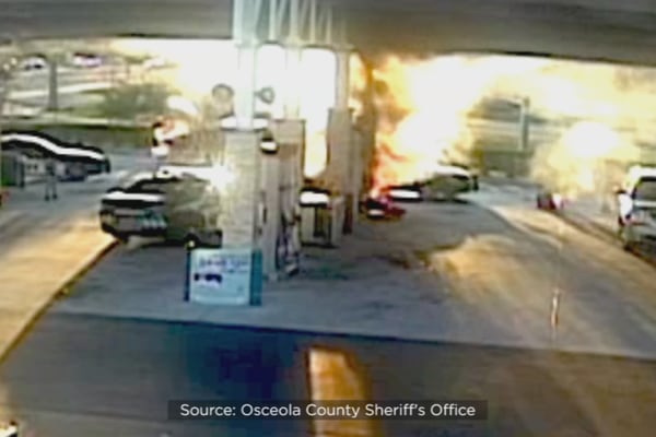 Sources: Charges recommended against Osceola County deputy, motorcyclist following gas station fire