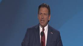 DeSantis says Biden is unable to lead while calling for voters to support Trump at RNC