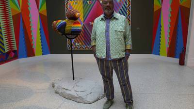 Choctaw artist Jeffrey Gibson is first Native American to represent the US solo at Venice Biennale
