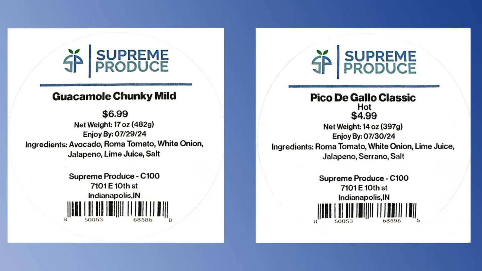 Recall alert Supreme Produce sold at Kroger recalled due to potential