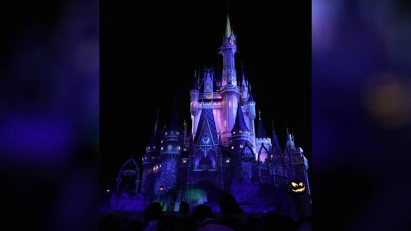 Cinderella's Castle at Walt Disney World's Magic Kingdom at night