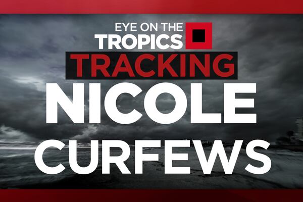 Tracking Nicole: Which Central Florida counties have issued curfews?