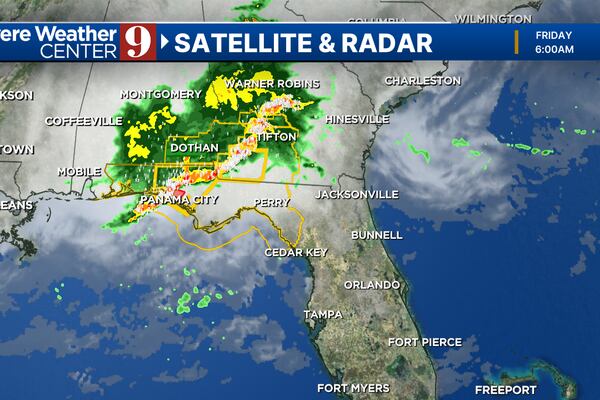 Parts of Central Florida under severe thunderstorm watch Friday
