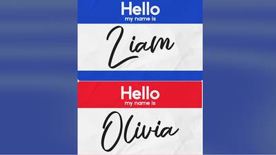 Top baby names for 2023: Liam, Olivia top SSA list for fifth consecutive year