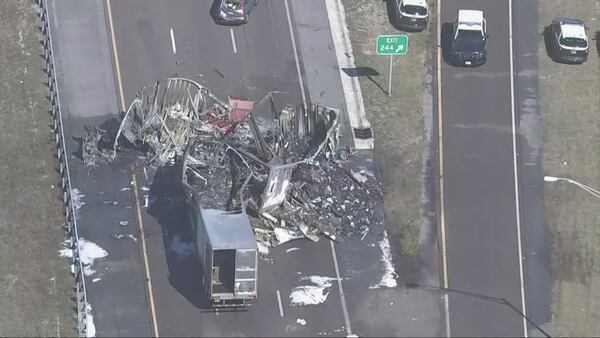 Photos: 17 vehicles involved in 5 crashes along I-95 in Volusia County