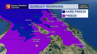Weather Alert Day: How soon we’ll see our 1st freeze in 4 years