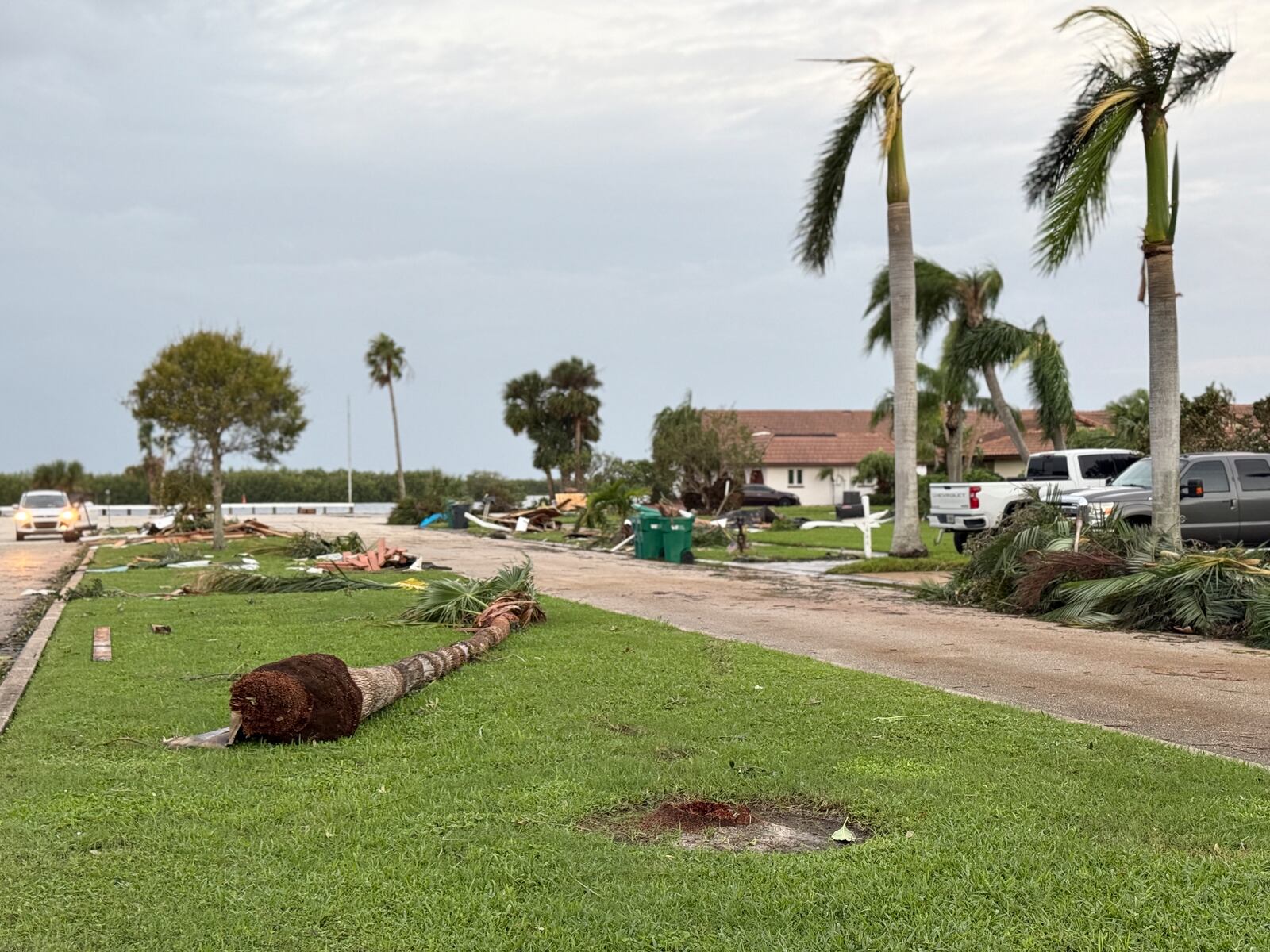 Brevard County: Cocoa Beach tornado damage Hurricane Milton - WDBO