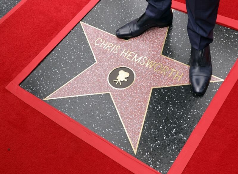 Chris Hemsworth's ceremony for his star on the Hollywood Walk of Fame