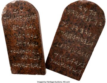 "The Ten Commandments" Charlton Heston "Moses" Ten Commandments tablets