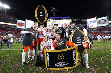 2017 CFP National Championship Clemson Tigers Alabama Crimson Tide