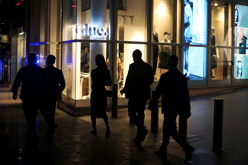 BONDI JUNCTION, AUSTRALIA - APRIL 13: NSW police and shopping centre staff are seen outside Westfield Bondi Junction on April 13, 2024 in Bondi Junction, Australia. Six victims, plus the offender, are confirmed dead following an incident at Westfield Shopping Centre in Bondi Junction, Sydney. (Photo by Lisa Maree Williams/Getty Images)