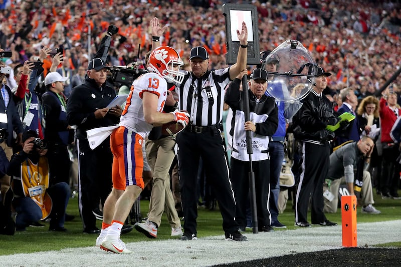 2017 CFP National Championship Clemson Tigers Alabama Crimson Tide