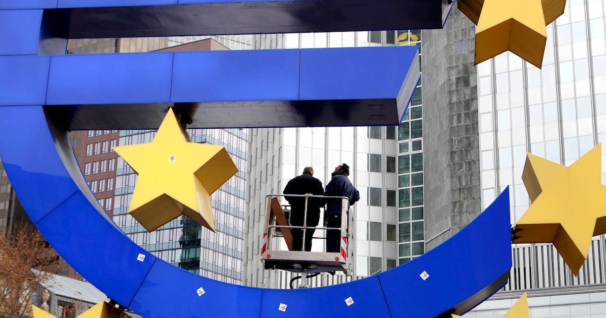 European economy sees growth of only 0.1% as scramble to get ahead of US tariffs goes into reverse