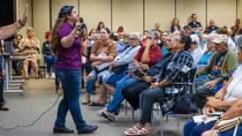 ‘Unacceptable’: Displaced Good Samaritan residents pack town hall meeting demanding answers